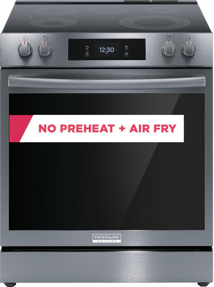 Frigidaire GCFE3060BD 30" Front Control Electric Range with Total Convection