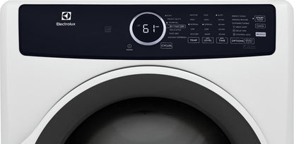 Electrolux ELFG7437AW Front Load Perfect Steam™ Gas Dryer with Instant Refresh - 8.0 Cu. Ft.