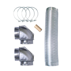 Electrolux 5304492448 8' Semi-Rigid Dryer Vent Kit, with 2 Elbows