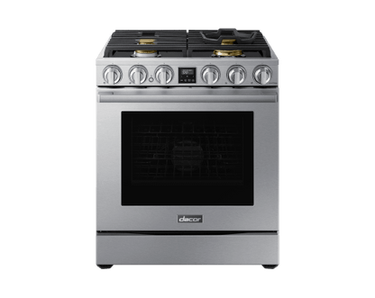 Dacor DOP30T840GS 30" Range, Silver Stainless, Natural Gas/Liquid Propane