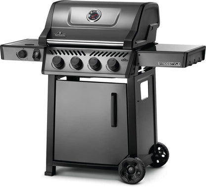 Napoleon Bbq F425DSBPGTECP Freestyle 425 SB with Range Side Burner , Propane, Graphite Grey