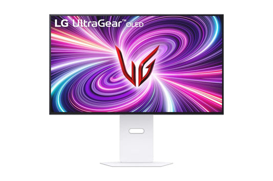 Lg 32GS95UVW 32 Inch UltraGear™ OLED Dual Mode 4K UHD 240Hz or FHD 480Hz 0.03ms G-Sync Compatible Gaming Monitor with Built In Speaker