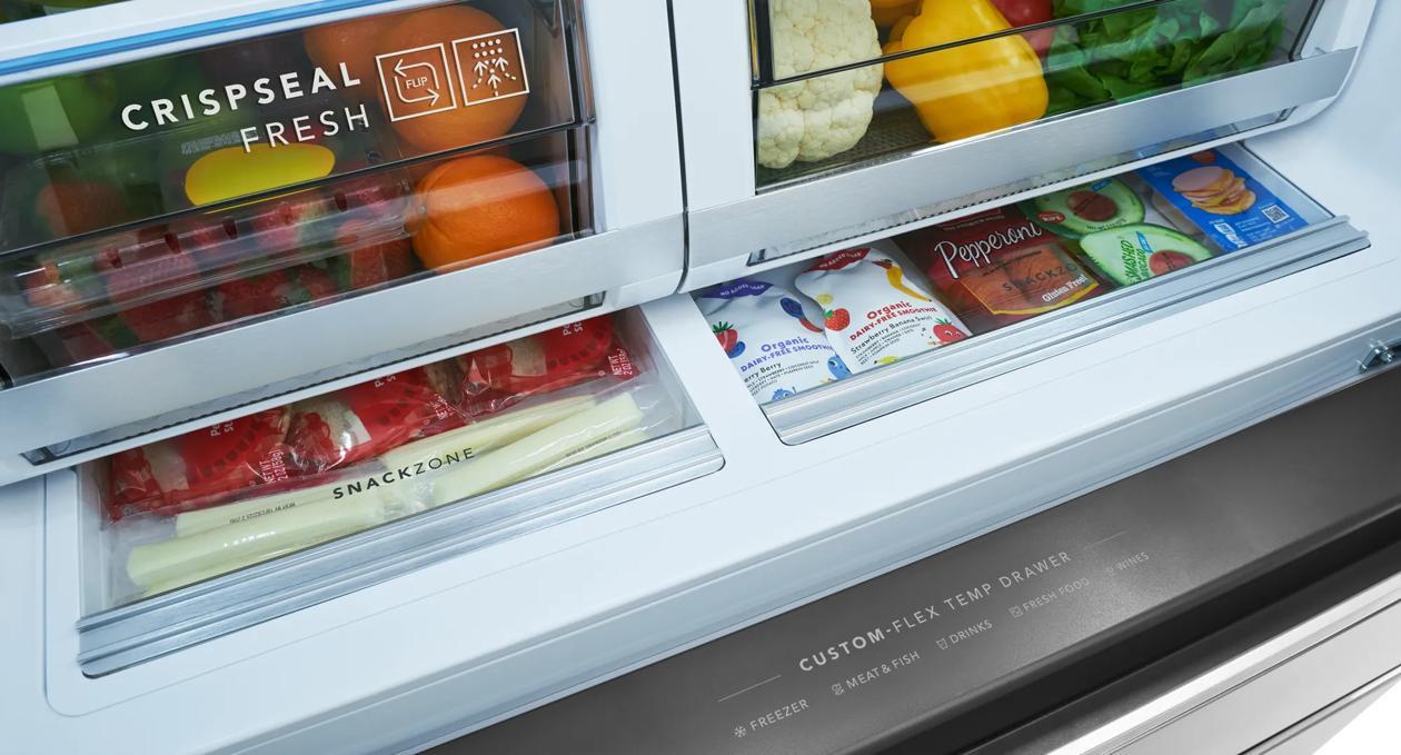 Frigidaire PRMC2290BF 22 Cu. Ft. Counter-Depth 4-Door French Door Refrigerator
