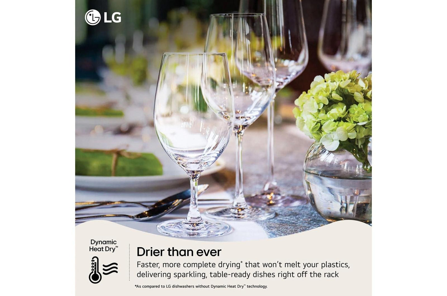 Lg LDNTM545D Smart FlushFit™ Top Control Dishwasher with 1-Hour Wash & Dry, QuadWash® Pro, and Dynamic Heat Dry™ w/AutoVent Dry™