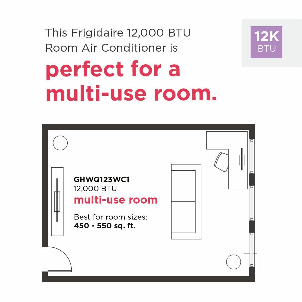 Frigidaire Gallery 12,000 BTU Inverter Window Room Air Conditioner with Wi-Fi (Energy Star)