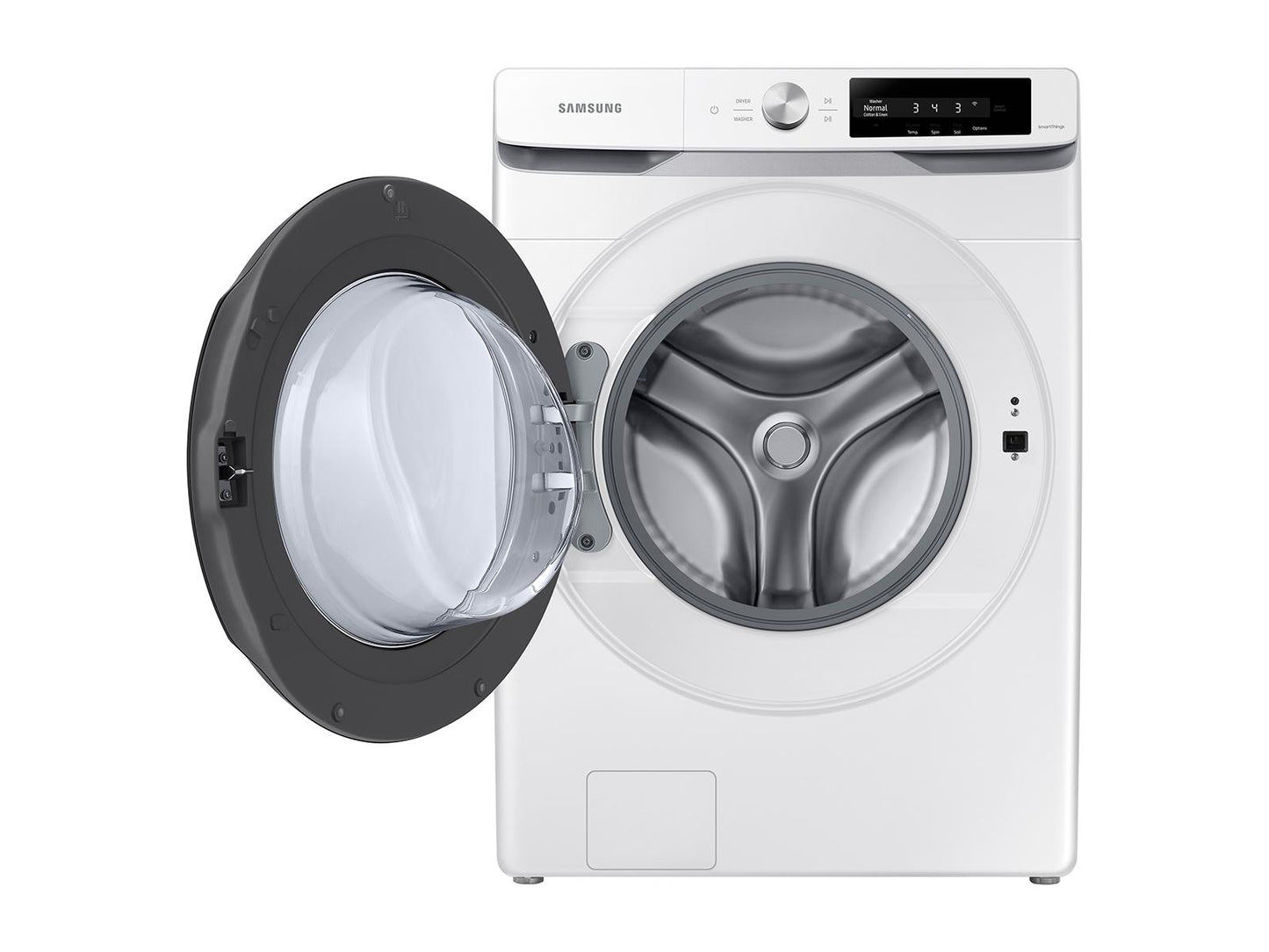 Samsung WF45A6400AW 4.5 cu. ft. Large Capacity Smart Dial Front Load Washer with Super Speed Wash in White