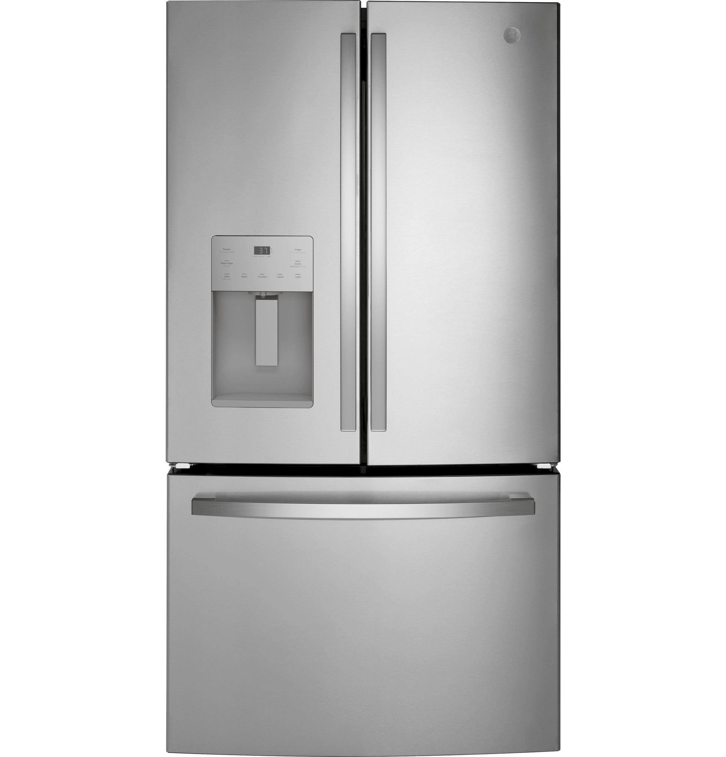 GE® ENERGY STAR® 20.6 Cu. Ft. Fingerprint Resistant Counter-Depth French-Door Refrigerator