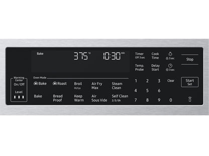Samsung NSE90H63SR Bespoke Smart Slide-in Electric Range Pro Style Elite Design  Illuminated Knobs  Air Fry Max