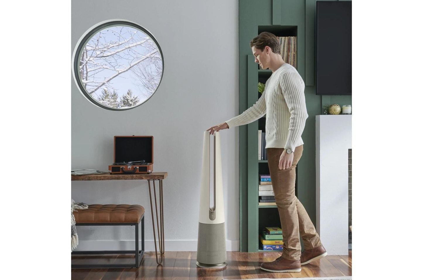 U10CS1C LG PuriCare™ AeroTower™ Air Purifier - Calming Beige