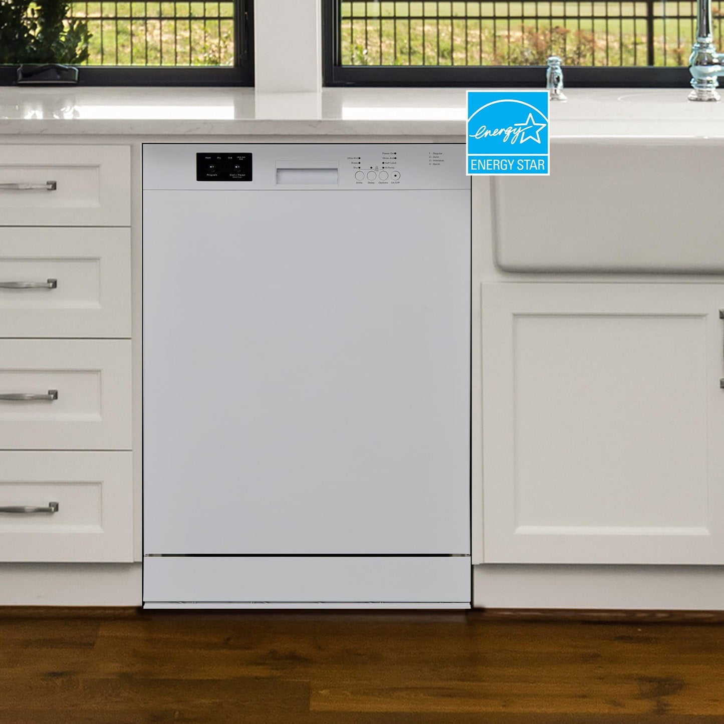 DDW2400EW Danby 24" Wide Built-in Dishwasher in White
