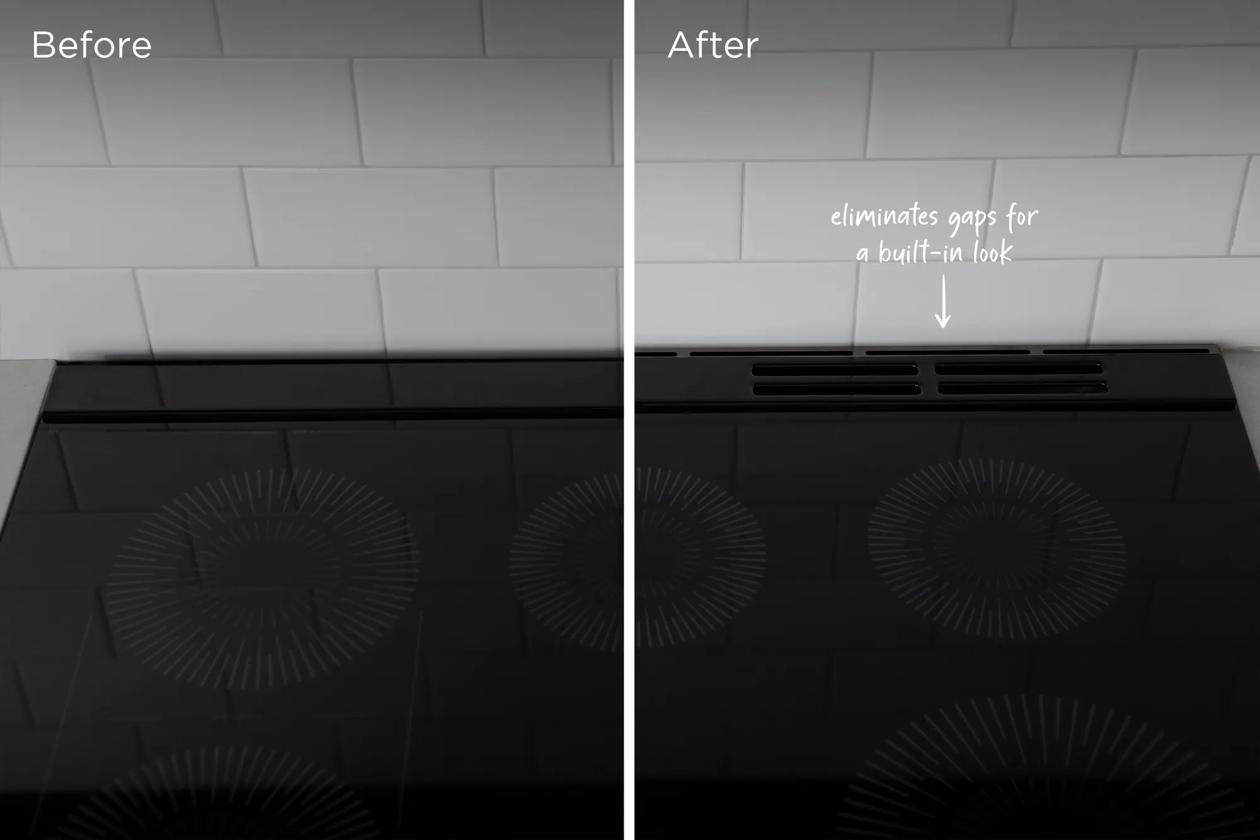 Frigidaire 11NBRRFLDS Front Control Range Black Stainless Steel Rear Filler Trim