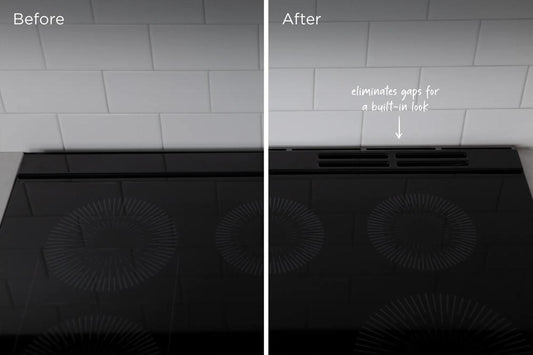 Frigidaire 11NBRRFLDS Front Control Range Black Stainless Steel Rear Filler Trim