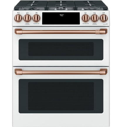 Cafe CXFCGHKPMCU CAF(EBACK)™ Front Control Gas Knobs and Handles - Brushed Copper