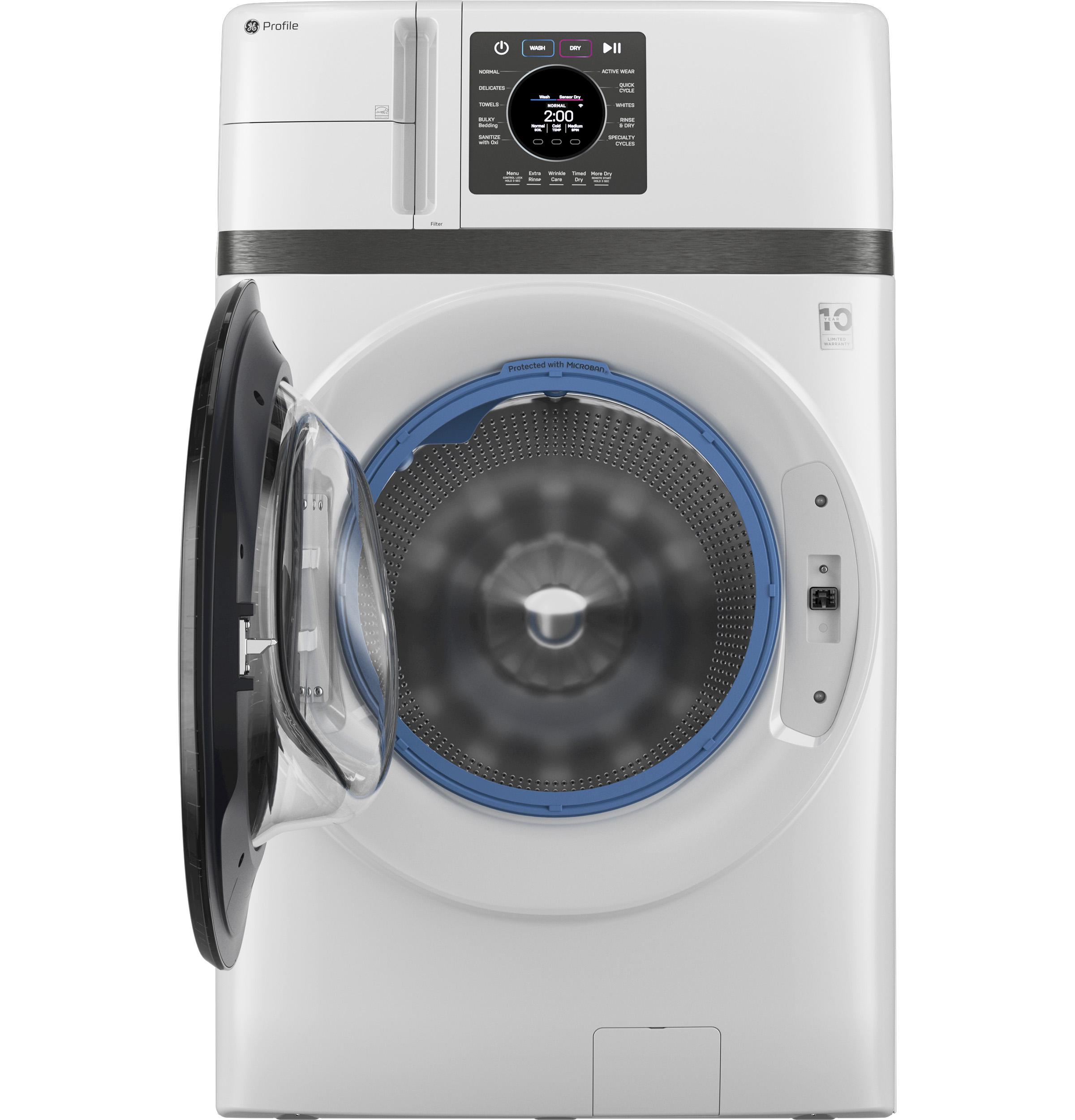 PFQ83HSSWWW GE Profile™ ENERGY STAR® 4.6 cu. ft. Capacity UltraFast Combo with Ventless Inverter Heat Pump Technology Washer/Dryer