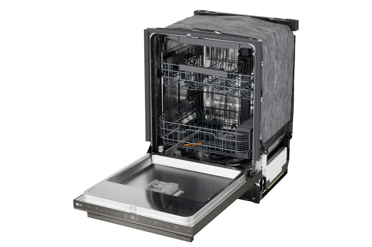 Lg LDNTM545D Smart FlushFit™ Top Control Dishwasher with 1-Hour Wash & Dry, QuadWash® Pro, and Dynamic Heat Dry™ w/AutoVent Dry™