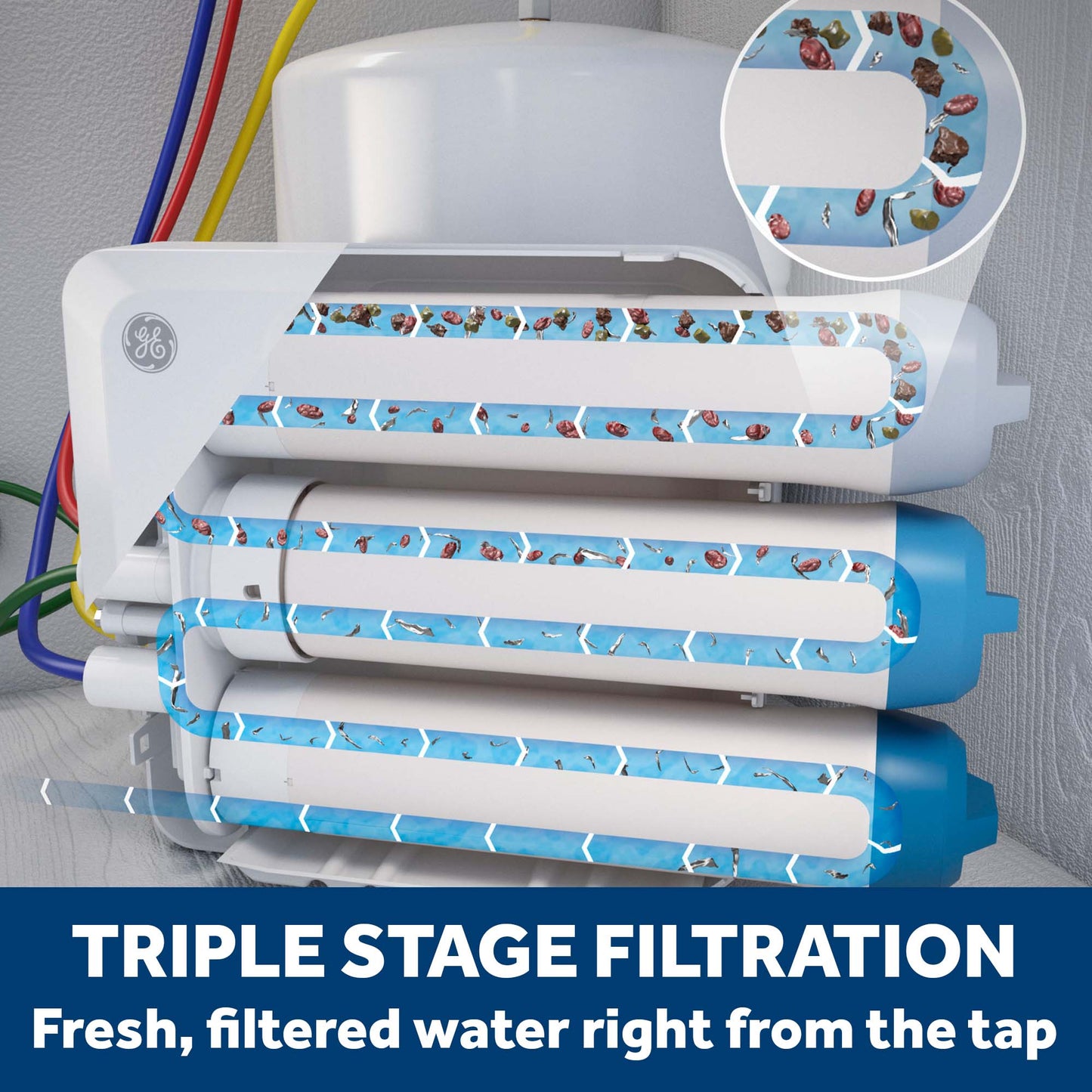 GXRQ18NBN GE® Reverse Osmosis Filtration System