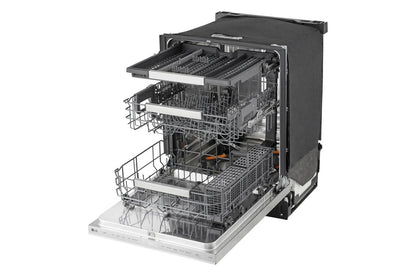 Lg LDNPM654S 24 Inch Smart FlushFit™ Top Control Dishwasher with 1-Hour Wash & Dry, QuadWash® Pro, and Dynamic Heat Dry™ w/AutoVent Dry™
