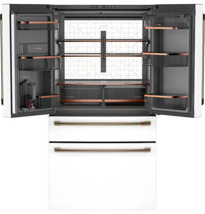 Cafe CGE29DP4TW2 CAF(EBACK)™ ENERGY STAR® 28.7 Cu. Ft. Smart 4-Door French-Door Refrigerator With Dual-Dispense AutoFill Pitcher