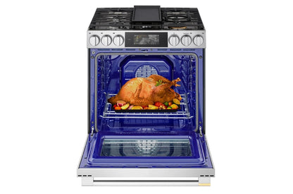 LSGU6339X LG SIGNATURE 6.3 cu. ft. Smart Gas Slide-In Range with Dynamic ProBake Convection®, Air Fry, Air Sous Vide, Pizza mode and AI Gourmet Camera