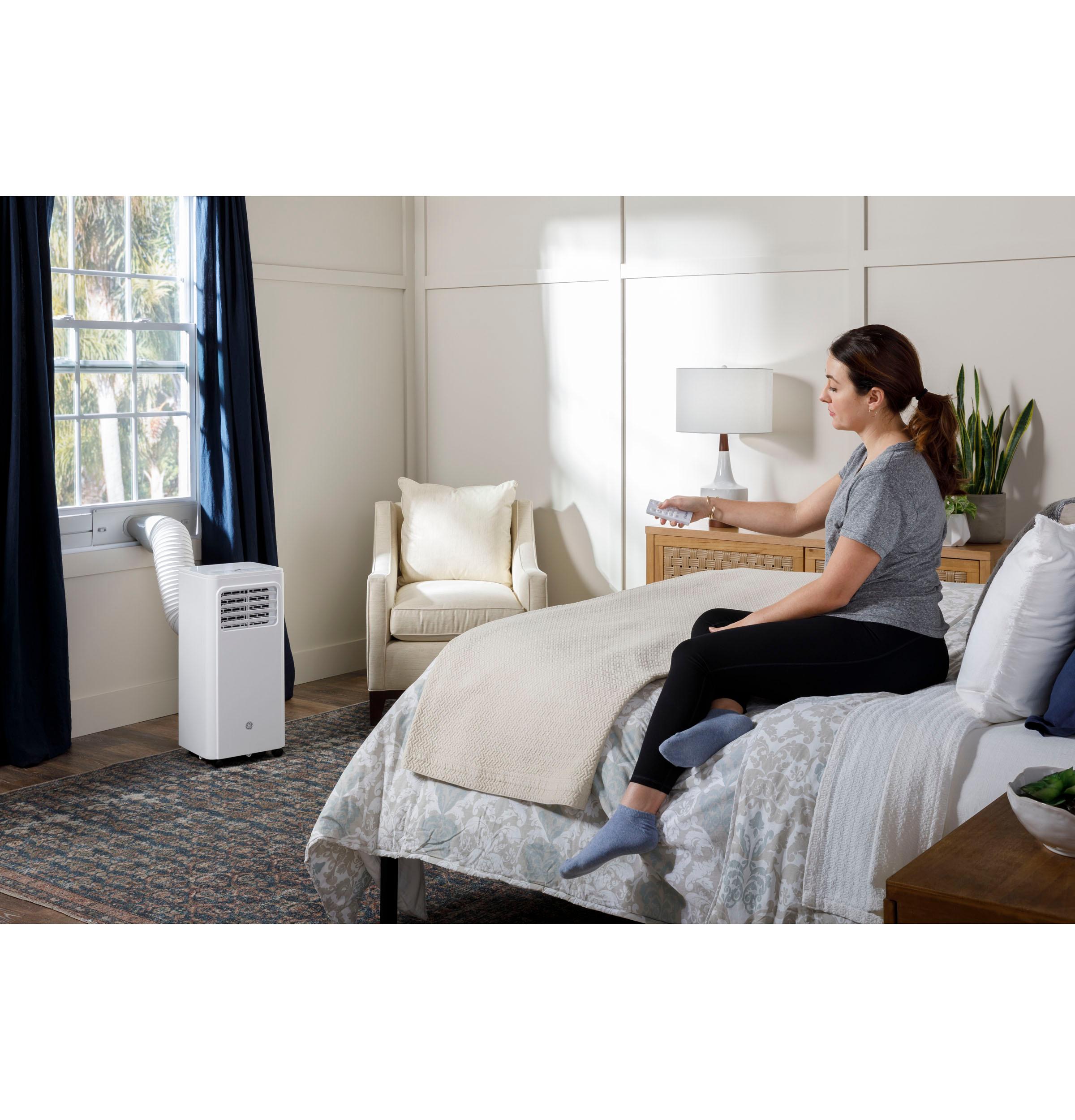 GE® 5,100 BTU Portable Air Conditioner with Dehumidifier and Remote, White