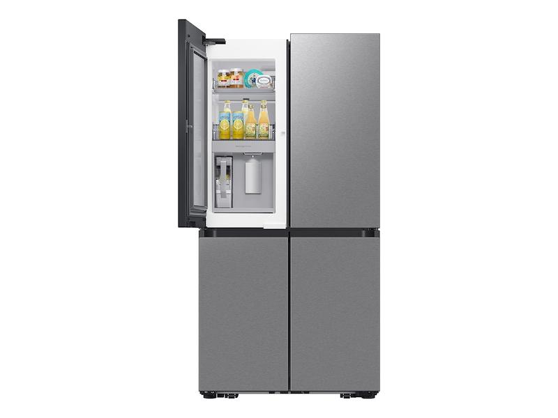 Samsung RF23DB9600QL Bespoke Counter Depth 4-Door Flex™ Refrigerator (23 cu. ft.) with Beverage Center ™ in Stainless Steel - (with Customizable Door Panel Colors)