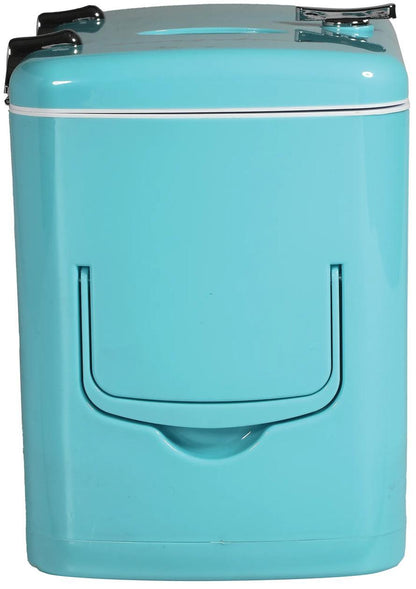 Frigidaire EFMIS229BLUE 6-Can Retro Mini Fridge Cooler - Blue