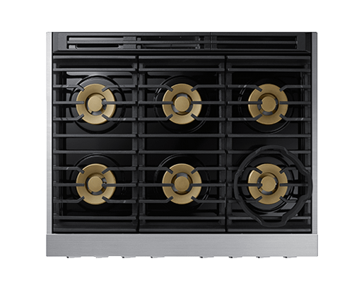 Dacor Transitional 36" Dual-Fuel Range, Silver Stainless Steel, Natural Gas/Liquid Propane