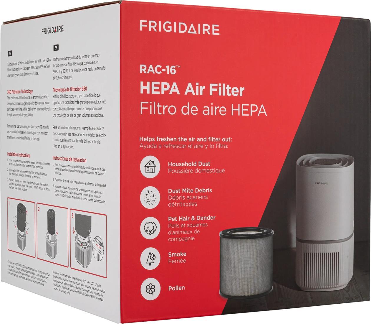 Frigidaire FRPARAC16 PureAir® RAC-16 HEPA Air Filter