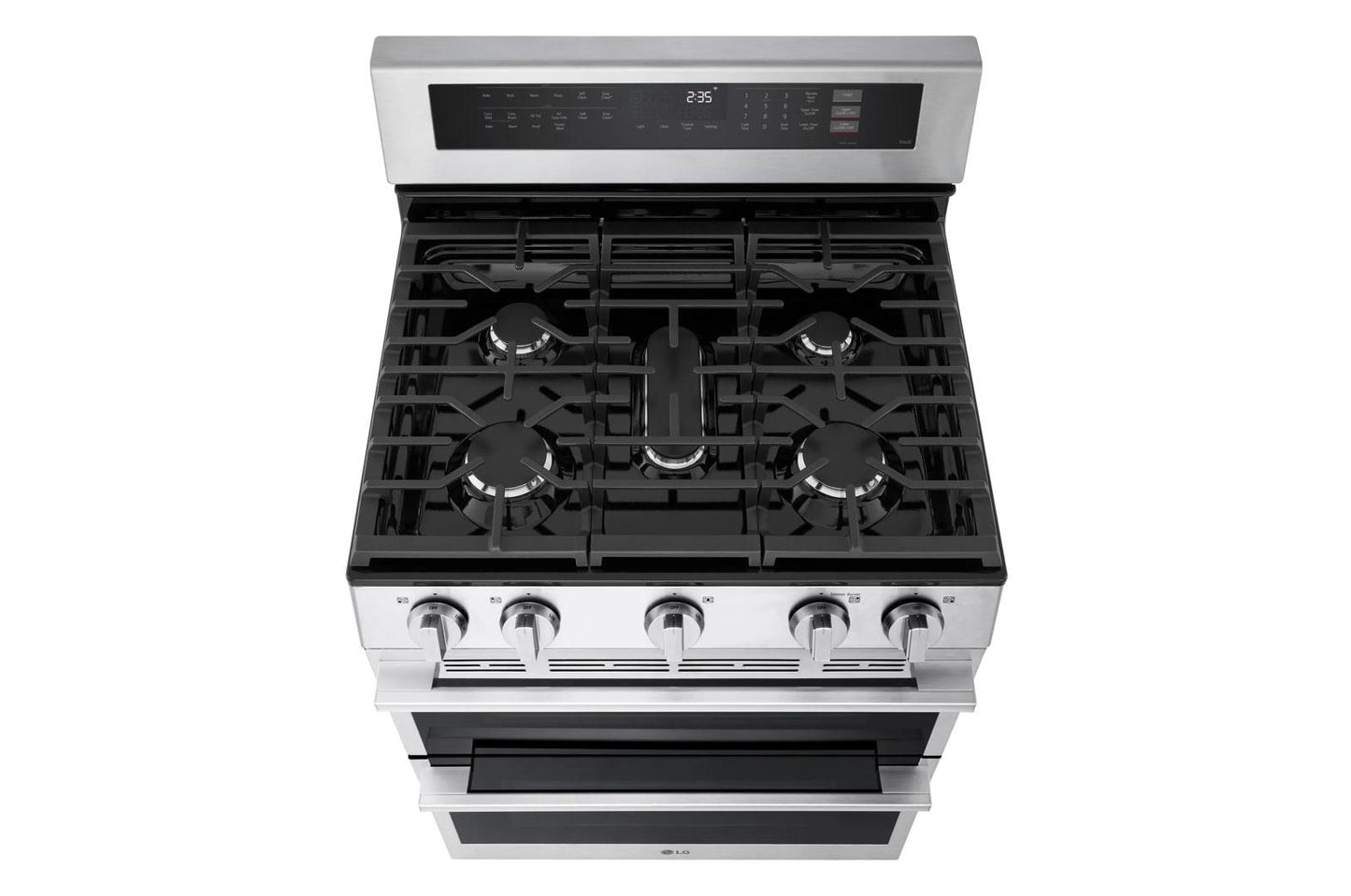 Lg LDGL6924Y 6.9 cu. ft. Smart Gas Double Oven Freestanding Range with ProBake Convection®, Air Fry & Air Sous Vide