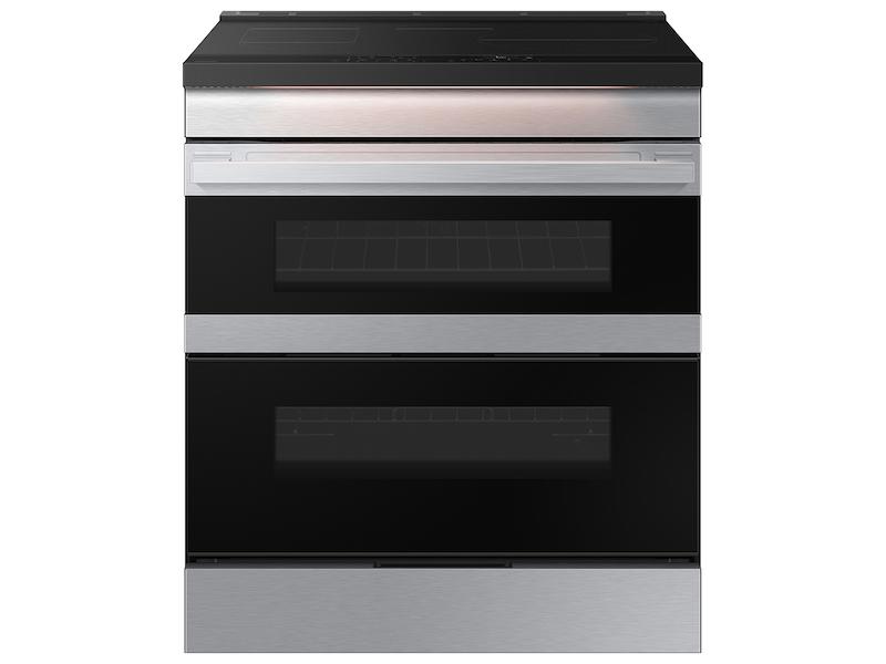 Samsung NSI6DG9550SR Bespoke Smart Slide-In Induction Range 6.3 cu. ft. with Flex Duo™ & Ambient Edge Lighting™ in Stainless Steel