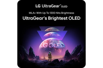 Lg 27GX790AB 27 Inch UltraGear OLED QHD 1440P 480Hz 0.03ms G-Sync® Compatible DisplayPort 2.1 Gaming Monitor