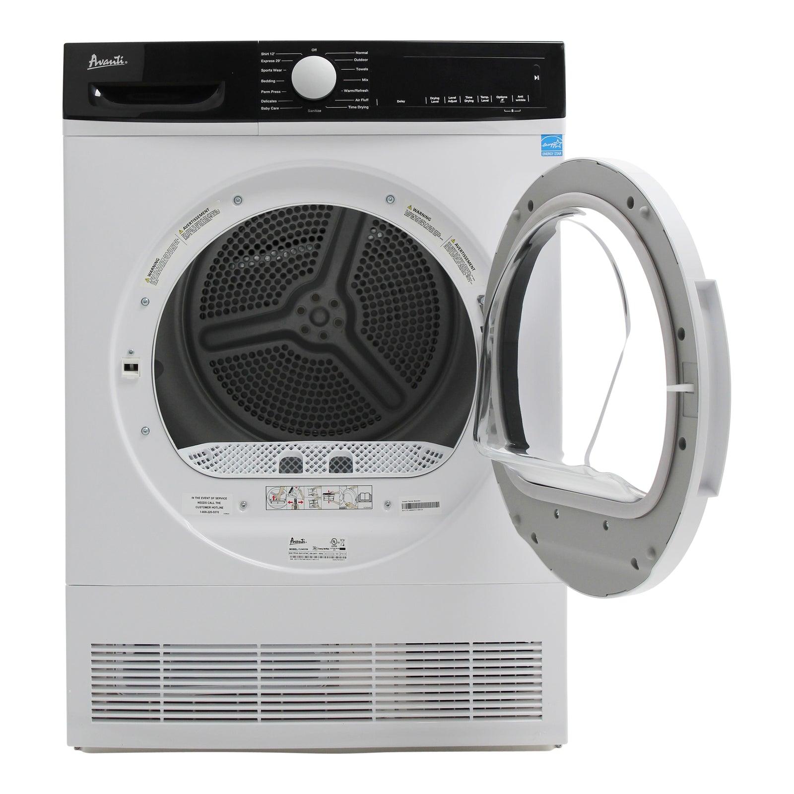 FLD40V0W Avanti Front Load Clothes Dryer - White / 4.0 cu. ft.