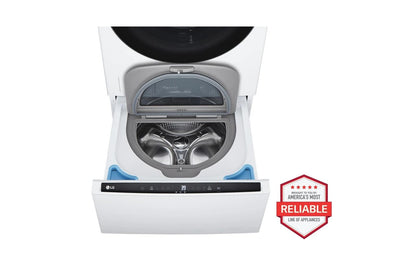 Lg WM5500HWADLGX5501WWD300CWWDP6W 4.5 cu. ft. Front Load Washer and 7.4 cu. ft. Gas Dryer with pedestal washer and drawer Laundry Set in White