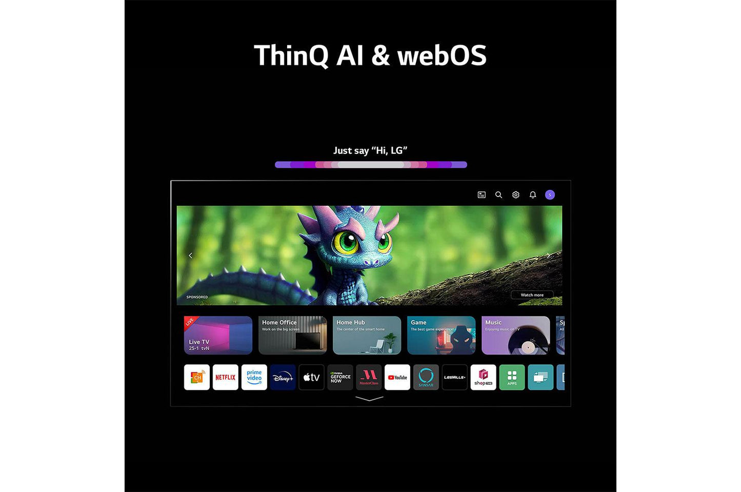 Lg 75QNED80URA 75 Inch Class TV LG URA Series QNED80 4K UHD TV