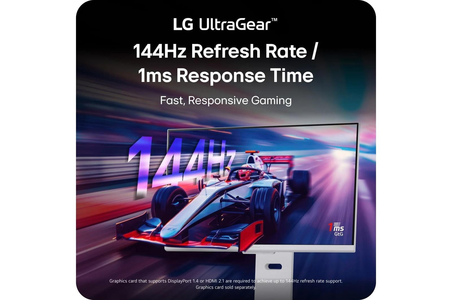 Lg 32G810SAW 32 Inch UltraGear™ IPS 4K UHD 144Hz 1ms G-sync Compatible HDR 400 AI Smart Gaming Monitor with webOS