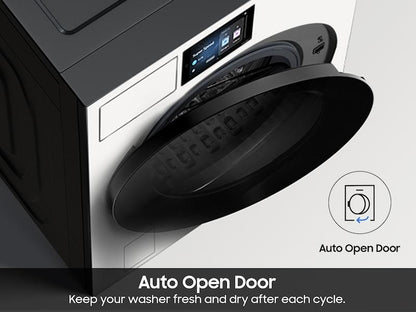 Samsung WF90F53ADY 5.3 cu. ft. Bespoke AI Ultra Capacity Front Load Washer with AI Home and AI OptiWash+ in Ivory