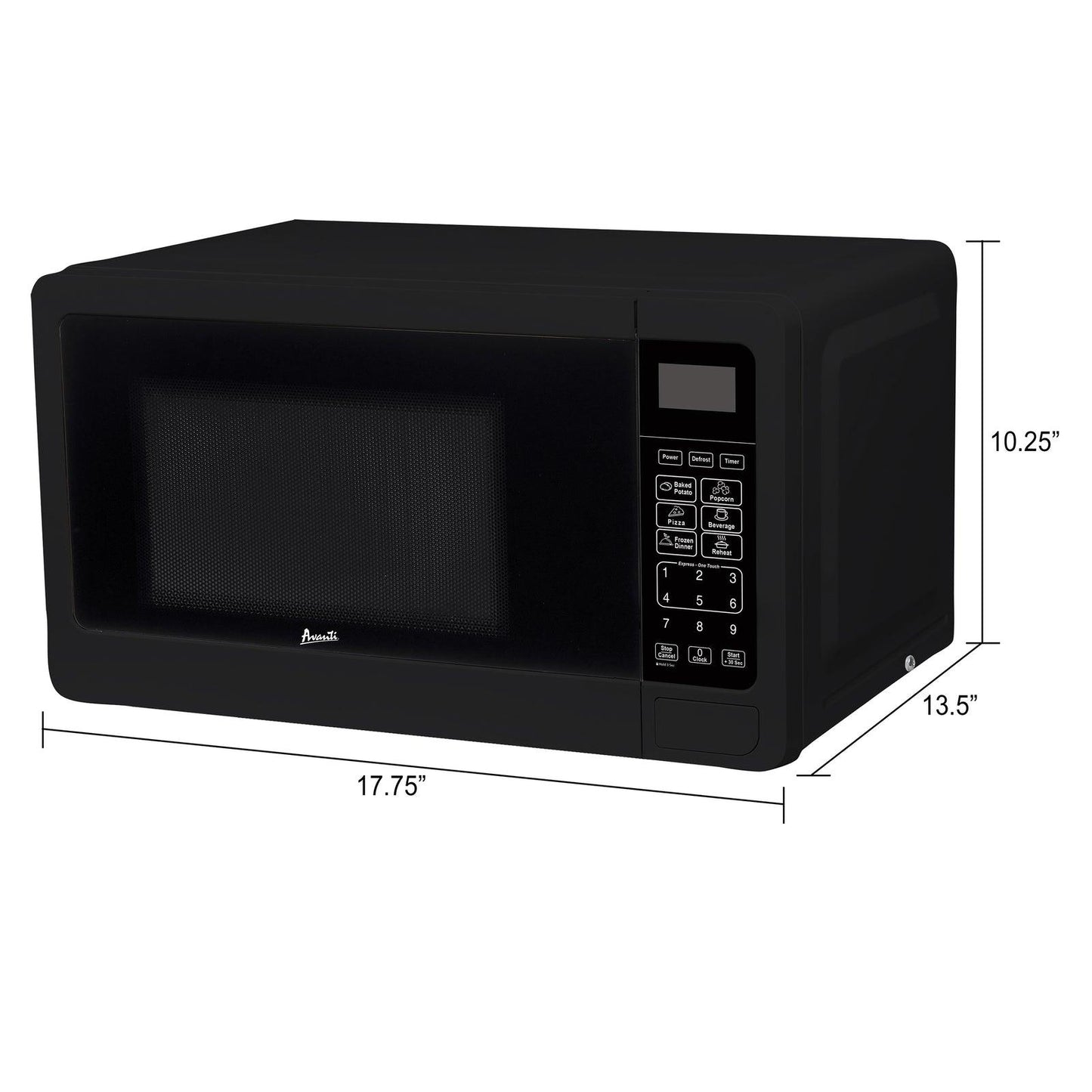 MT7V1B Avanti Countertop Microwave Oven, 0.7 cu. ft. - Black