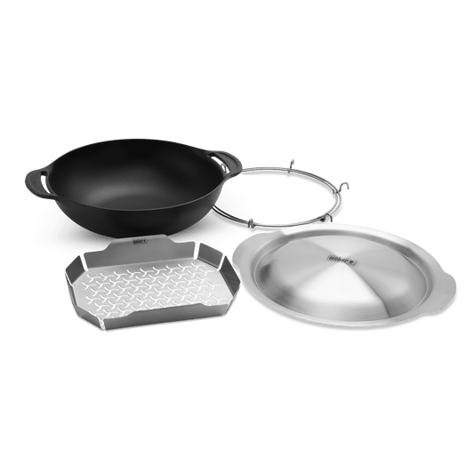 7606 WEBER CRAFTED Wok & Steamer