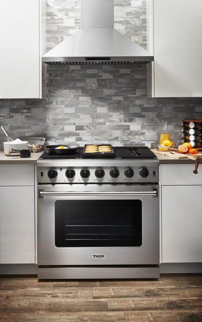 LRG3601U Thor Kitchen 36-inch Gas Range - Model Lrg3601u
