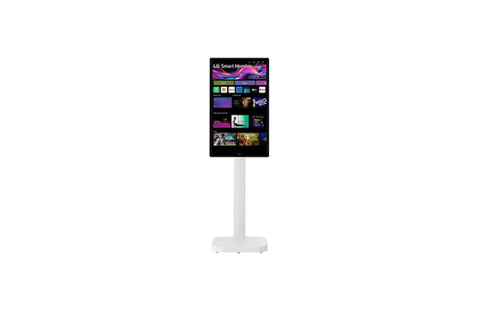 Lg 32U889SA 31.5" 4K UHD IPS Touch Screen Smart Monitor Swing with Rolling Stand, webOS