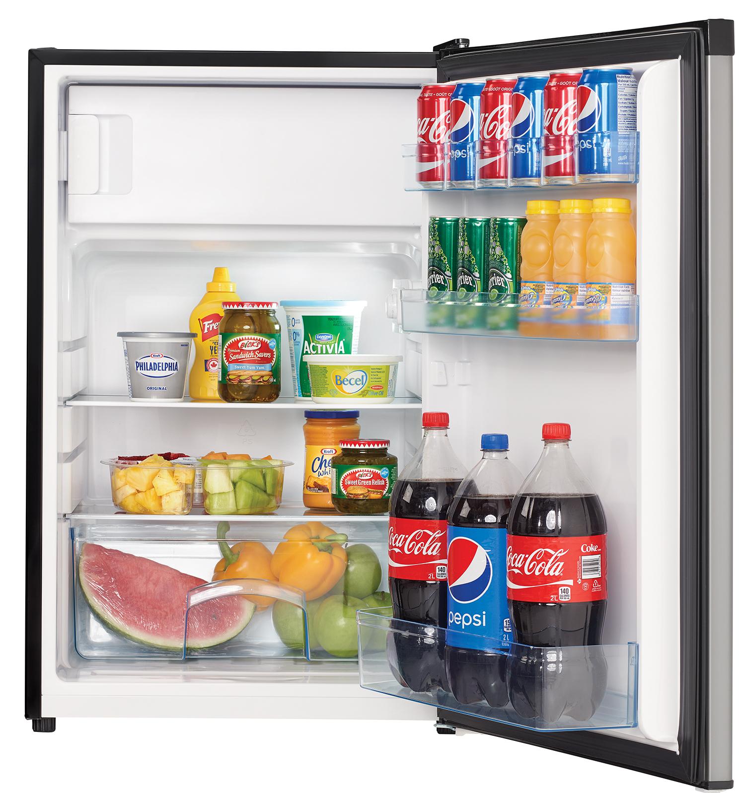 DCR045B1BSLDB Danby 4.5 cu. ft. Compact Fridge with True Freezer in Stainless Steel