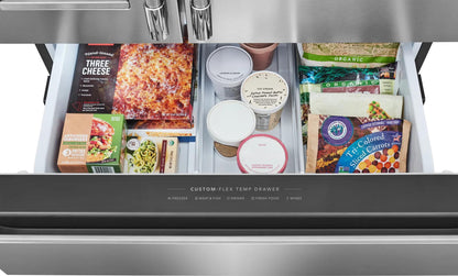 Frigidaire PRMC2290BF 22 Cu. Ft. Counter-Depth 4-Door French Door Refrigerator