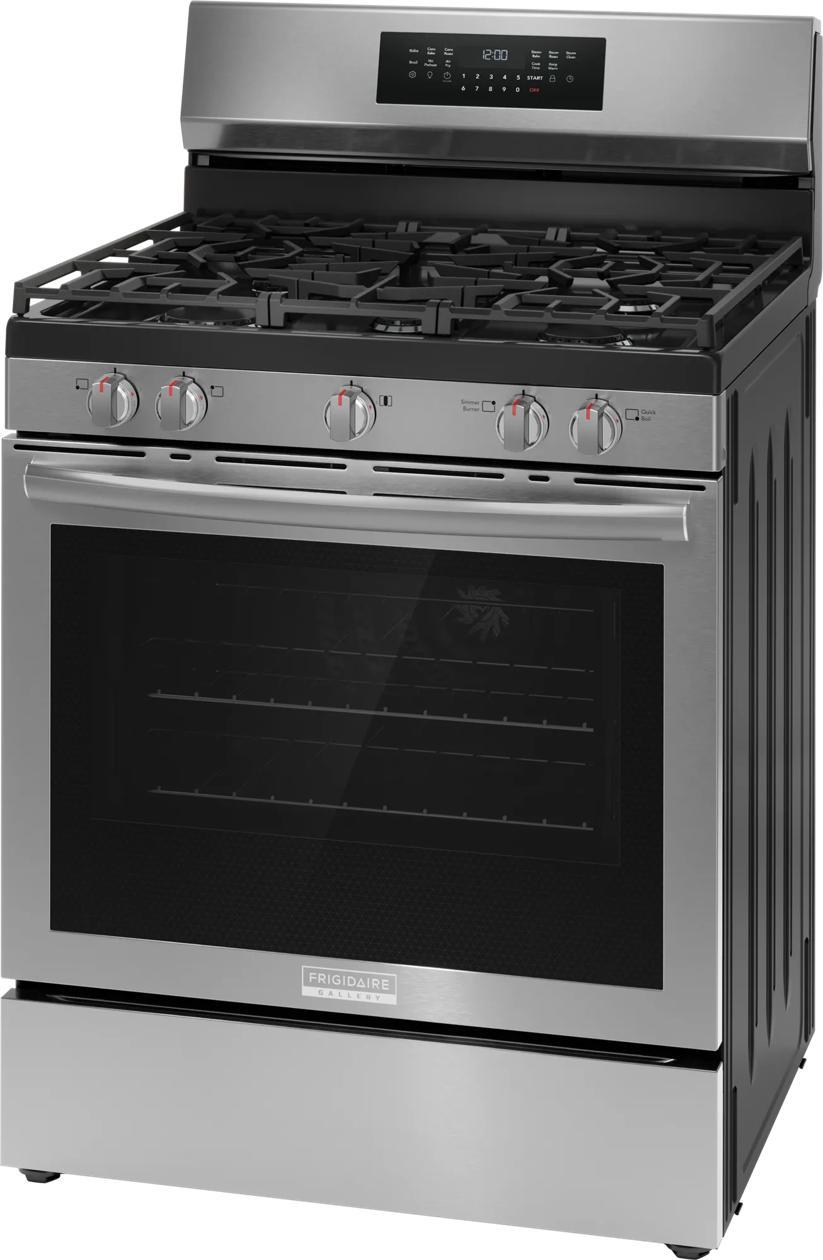 Frigidaire GCRG3059BF 30" Rear Control Gas Range with Air Fry