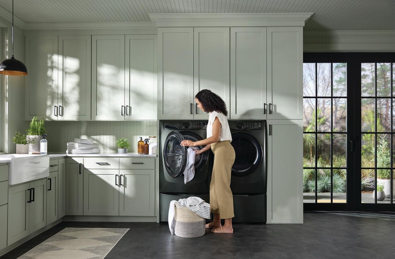 ELFE7738AA Electrolux Front Load Perfect Steam™ Electric Dryer with Balanced Dry™ and Instant Refresh - 8.0 Cu. Ft.