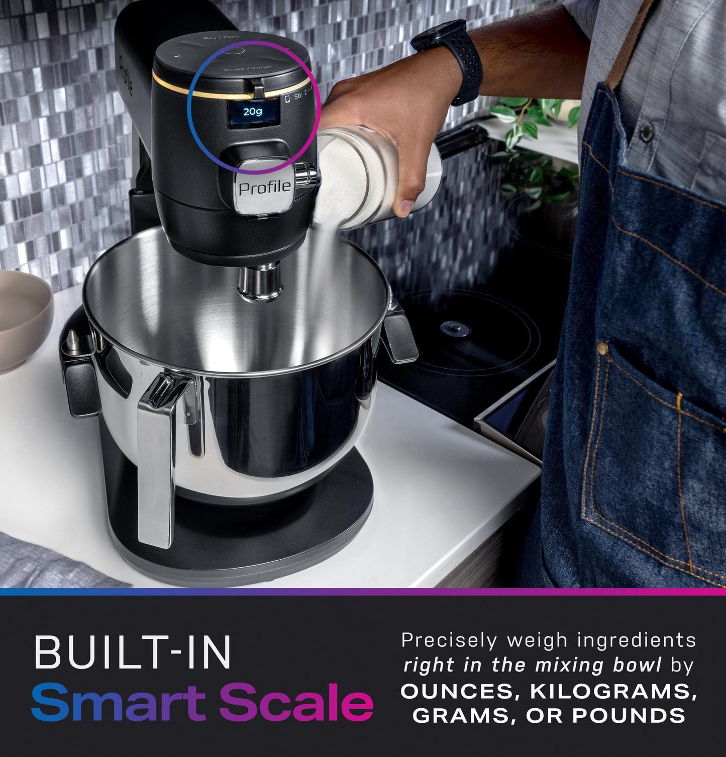 P8MSASS6TOW GE Profile™ Smart Mixer with Auto Sense