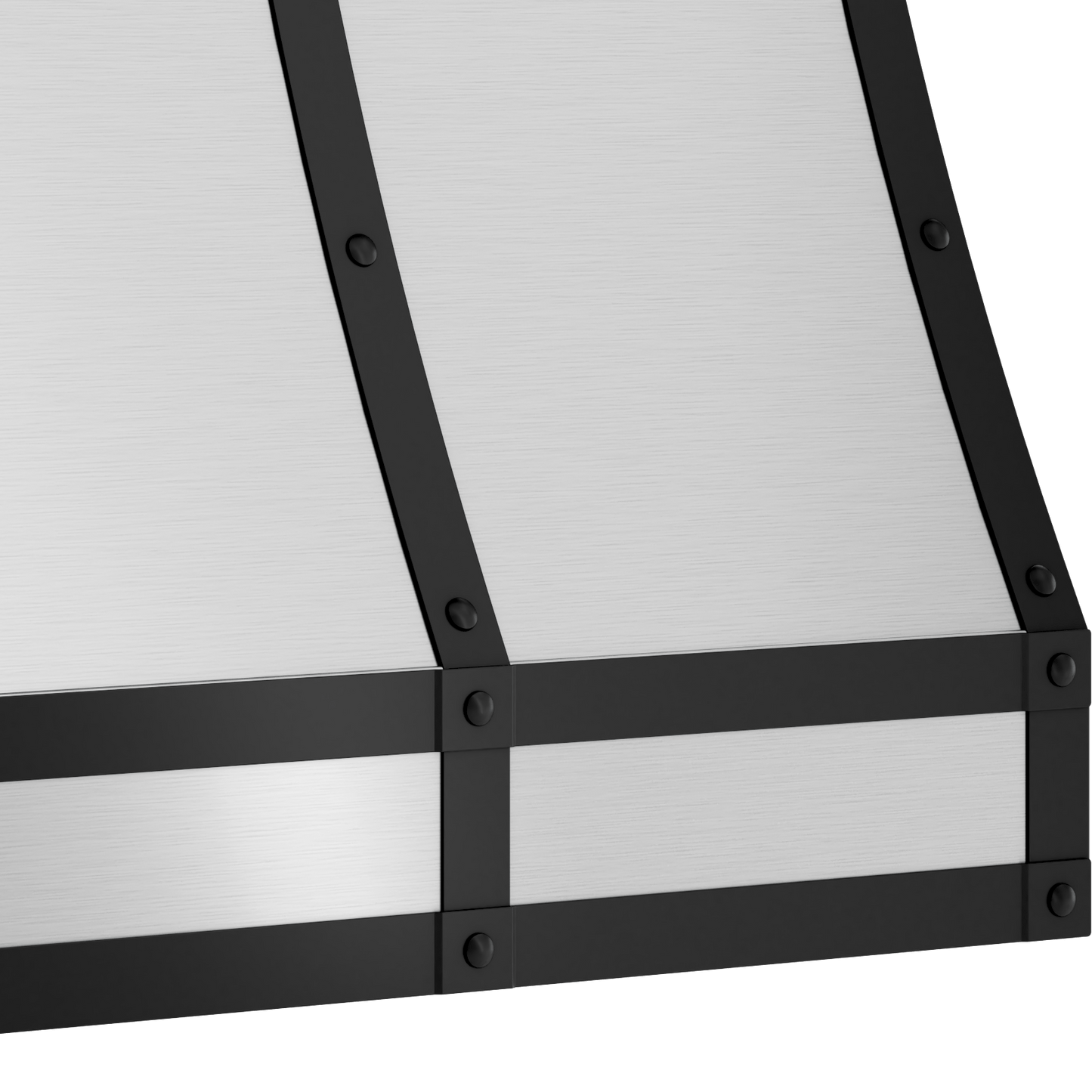 Zephyr BKDC13612AMB Duct Cover Banding Kit, 36in x 12in, Matte Black