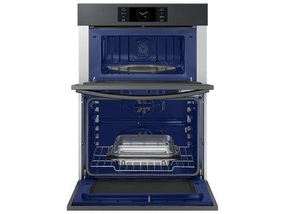 Samsung NQ70CG700DSR Bespoke Combi Wall Oven Dual Convection  Air Fry  1.9 cu.ft. & 5.1 cu.ft.