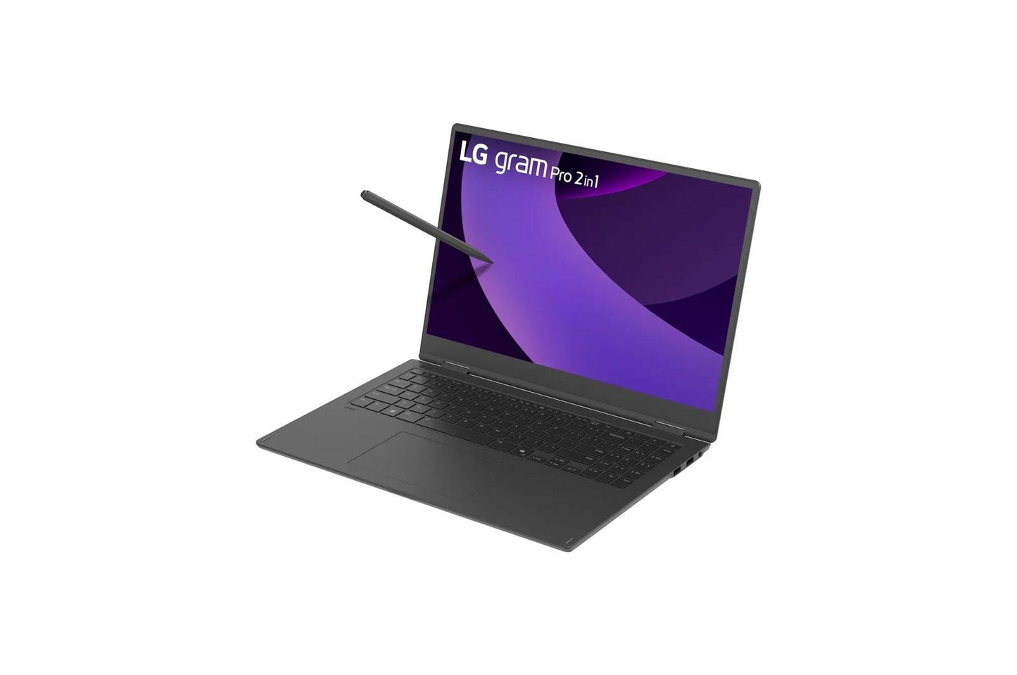 16T90TPKAPB2U1 LG gram Pro 2-in-1 16 Inch, Windows 11 Pro, Lightweight Laptop, Intel® Core™ Ultra 5, 16GB RAM, 512 GB SSD, Black