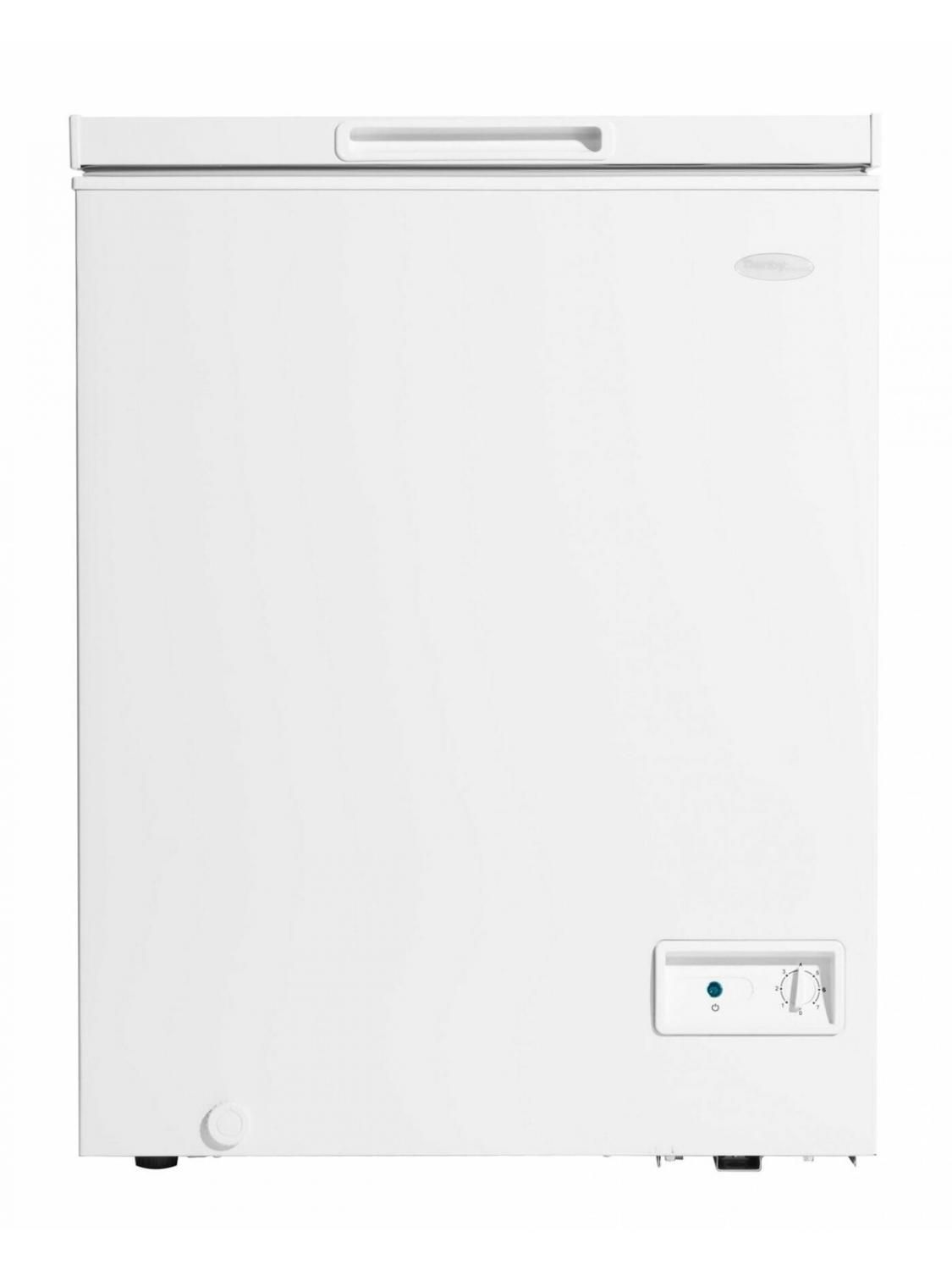 DCF050A6WM Danby 5.0 cu. ft. Square Model Chest Freezer DOE in White