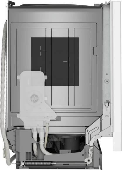 Bosch SHE43DM2N 300 Recessed Handle, 48 dBA, Standard 3rd Rack, PureDry - WH
